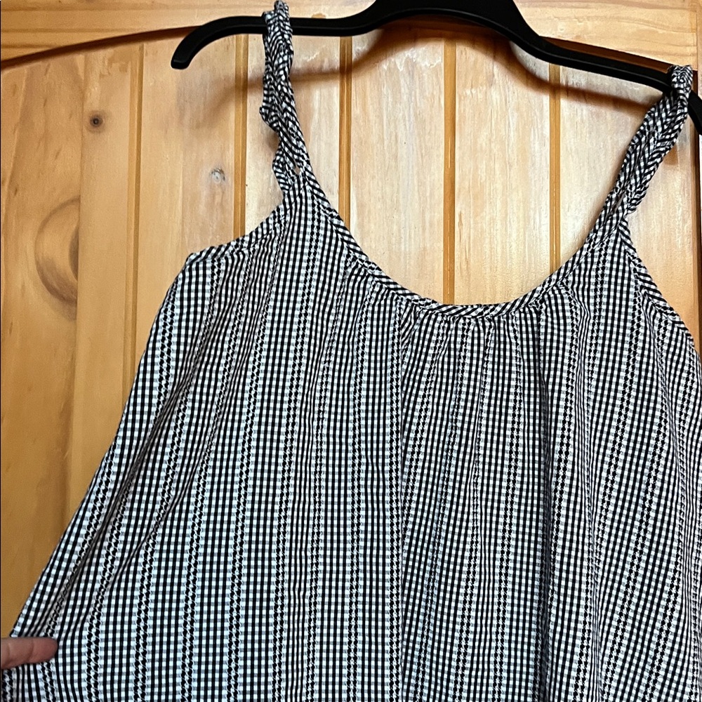 The nines by hatch gingham print cotton dress - Picture 4 of 9